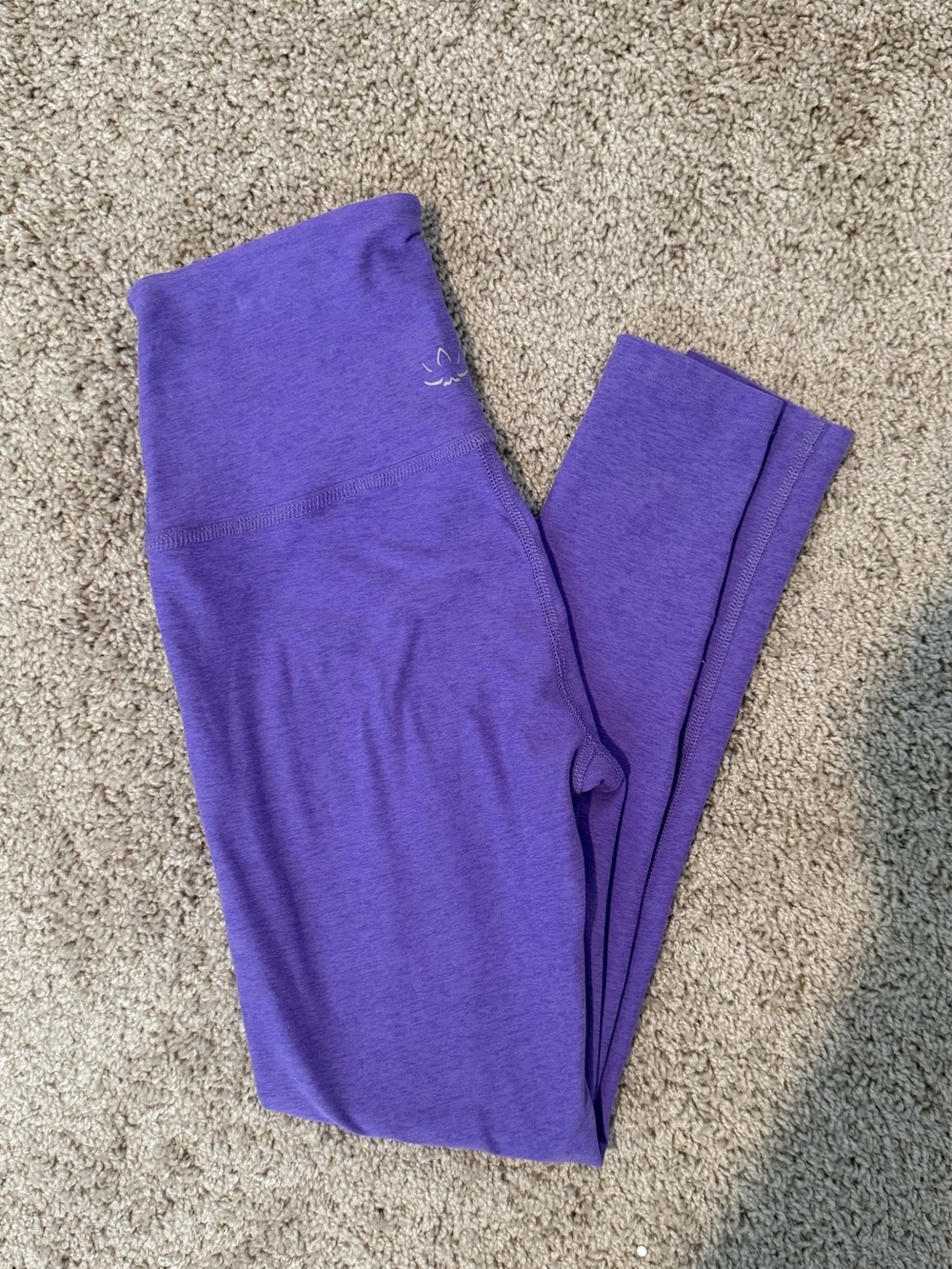 Beyond Yoga Spacedye Purple High Waisted Leggings - Women’s Small